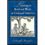 Learning to Read and Write in Colonial America