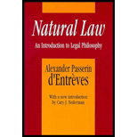 Natural Law  An Introduction to Legal Philosophy