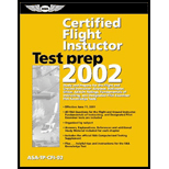 Certified Flight Instructor Test Prep 2002