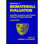 Handbook of Biomaterials Evaluation