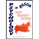 Russian Psychology  Past, Present and Future