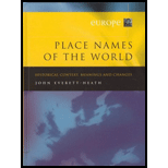 Place Names of the World  Volume 1