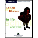 Choices and Change in Life, School and Work Grade 2 4