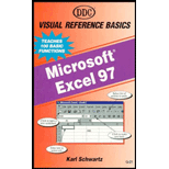 Microsoft Excel 97 : DDC Visual Reference Basics -  Karl Schwartz, Spiral