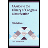 Guide to the Library of Congress Classification