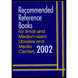 Recommended Reference Books  For Small and Medium Sized Libraries and Media Centers