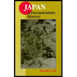 Japan  A Documentary History