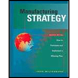 Manufacturing Strategy  How to Formulate and Implement a Winning Plan