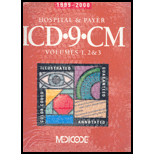 1999/ 2000 Hospital and Payor ICD 9 Volume 1, 2, 3