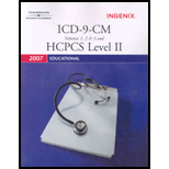 2007 Educational ICD 9 CM Volume 1, 2 and 3