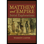 Matthew and Empire  Initial Explorations