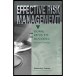 Effective Risk Management