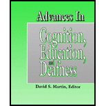 Advances in Cognition, Education, and Deafness