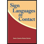 Sign Languages in Contact