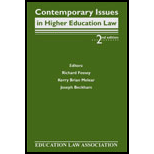 Contemporary Issues in Higher Education Law