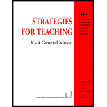 Strategies for Teaching K 4 General Music