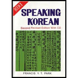 Speaking Korean Book I   With CD