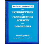 Introduction to Communication Sciences and Disorders   Student Workbook