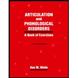 Articulation and Phonological Disorders  A Book of Exercises