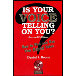 Is Your Voice Telling on You?  How to Find and Use Your Natural Voice / With CD ROM