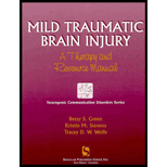 Mild Traumatic Brain Injury  A Therapy and Resource Manual