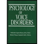 Psychology of Voice Disorders