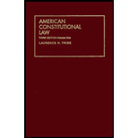 American Constitutional Law, Volume I