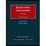 Accounting for Lawyers, 1999 Supplement