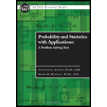 Probability and Statistics With Applications