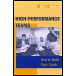 High Performance Teams How to Make Them Work