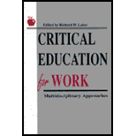 Critical Education for Work