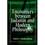 Encounters Between Judaism and Modern Philosophy