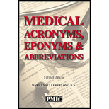 Medical Acronyms, Eponyms and Abbreviations