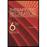 Therapeutic Recreation  Processes and Techniques