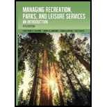Managing Recreation Parks and Leisure Services 4TH 15 Edition, by Christopher R Edginton - ISBN 9781571677440
