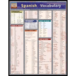 Spanish Vocabulary by BarCharts - ISBN 9781572225503
