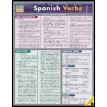 Spanish Verbs (Laminated Reference Guide; Quick Study Academic) by BarCharts Publishing - ISBN 9781572228122