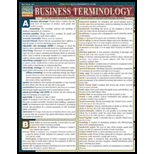 Business Terminology: Quick Study Chart by BarCharts - ISBN 9781572229297