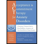 Acceptance and Commitment Therapy for Anxiety