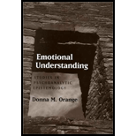 Emotional Understanding  Studies in Psychoanalytic Epistemology (Cloth)