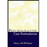 Psychoanalytic Case Formulation