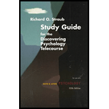 Study Guide for Discovering Psychology Telecourse to Accompany Psychology -  David G. Myers, Paperback