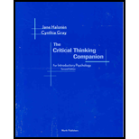 Critical Thinking Companion for Introductory Psychology