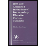 1999 2000 Accredited of Post Secondary Education