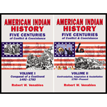 American Indian History Volume 1 and II