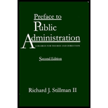 Preface to Public Administration  A Search for Themes and Direction