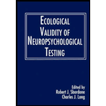 Ecological Validity of Neuropsychological Testing