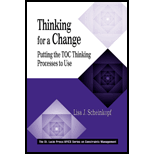 Thinking For a Change  Putting the TOC Thinking Processes to Use