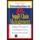 Intro. to E Supply Chain Management