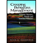 Creeping Bentgrass Management